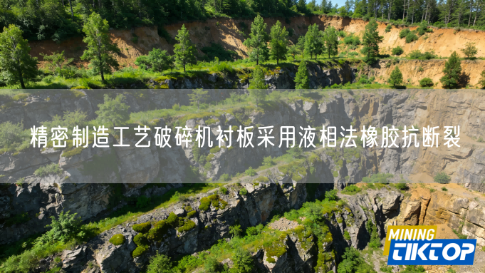 精密制造工艺破碎机衬板采用液相法橡胶抗断裂